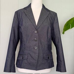 LizClaiborne denim suit jacket size 8